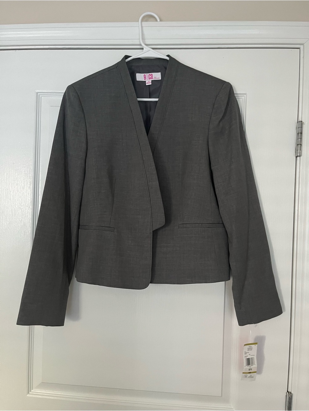 9 & Co. Women's Gray Suit Blazer - Tailored Workwear